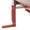 Кровать для лежачих больных с матрасом MED-MOS Е-17В ЛДСП (коричневый)